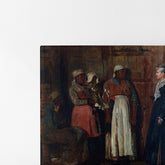 A Visit From The Old Mistress, 1876, Kanvas Tablo